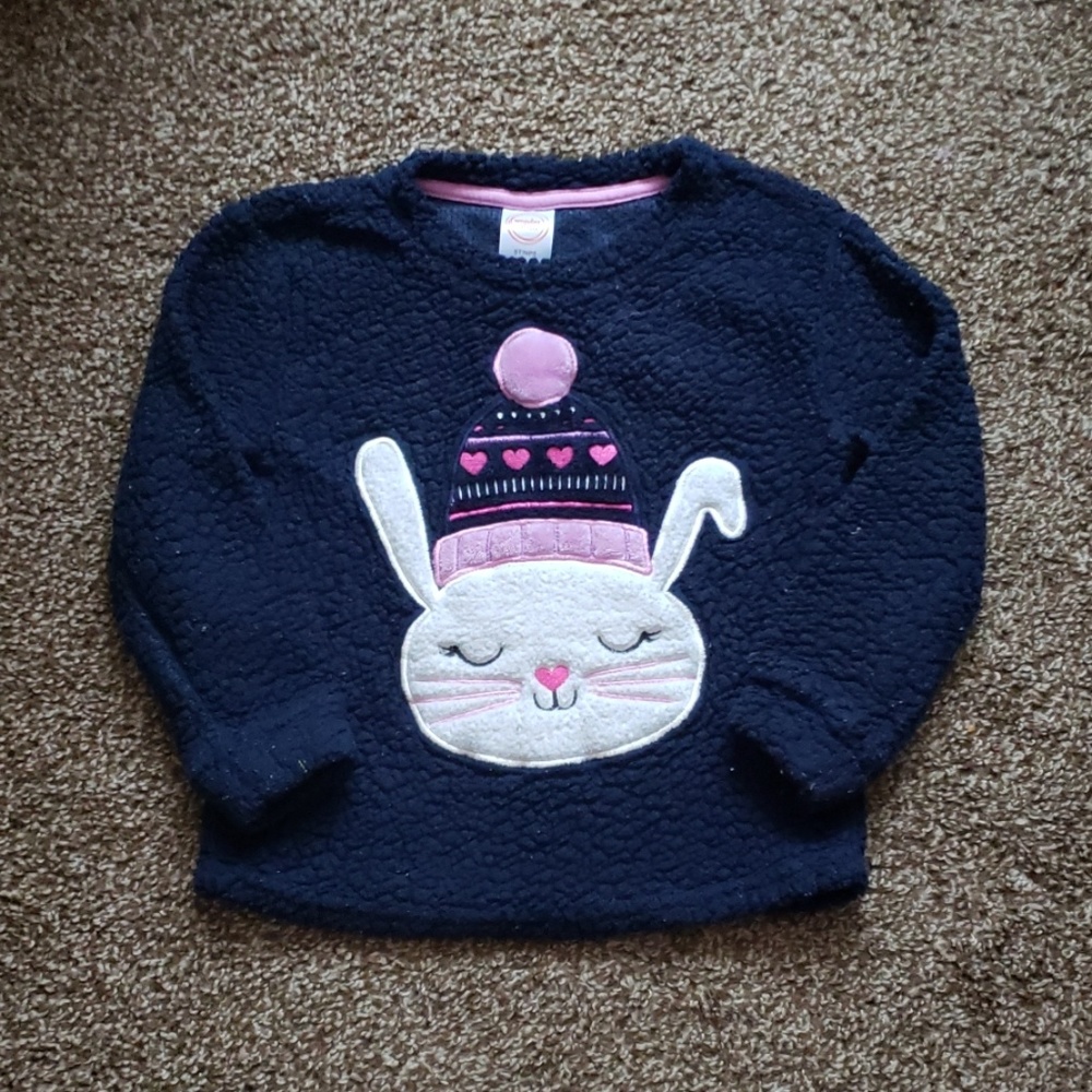 Toddler Girls Bunny Sweater
